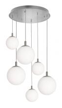 AFX Lighting, Inc. LRTP99MBSNRND6 - Loretto 6 Light Round Pendant