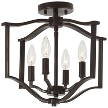 Minka-Lavery 4656-579 - 4 LIGHT SEMI FLUSH