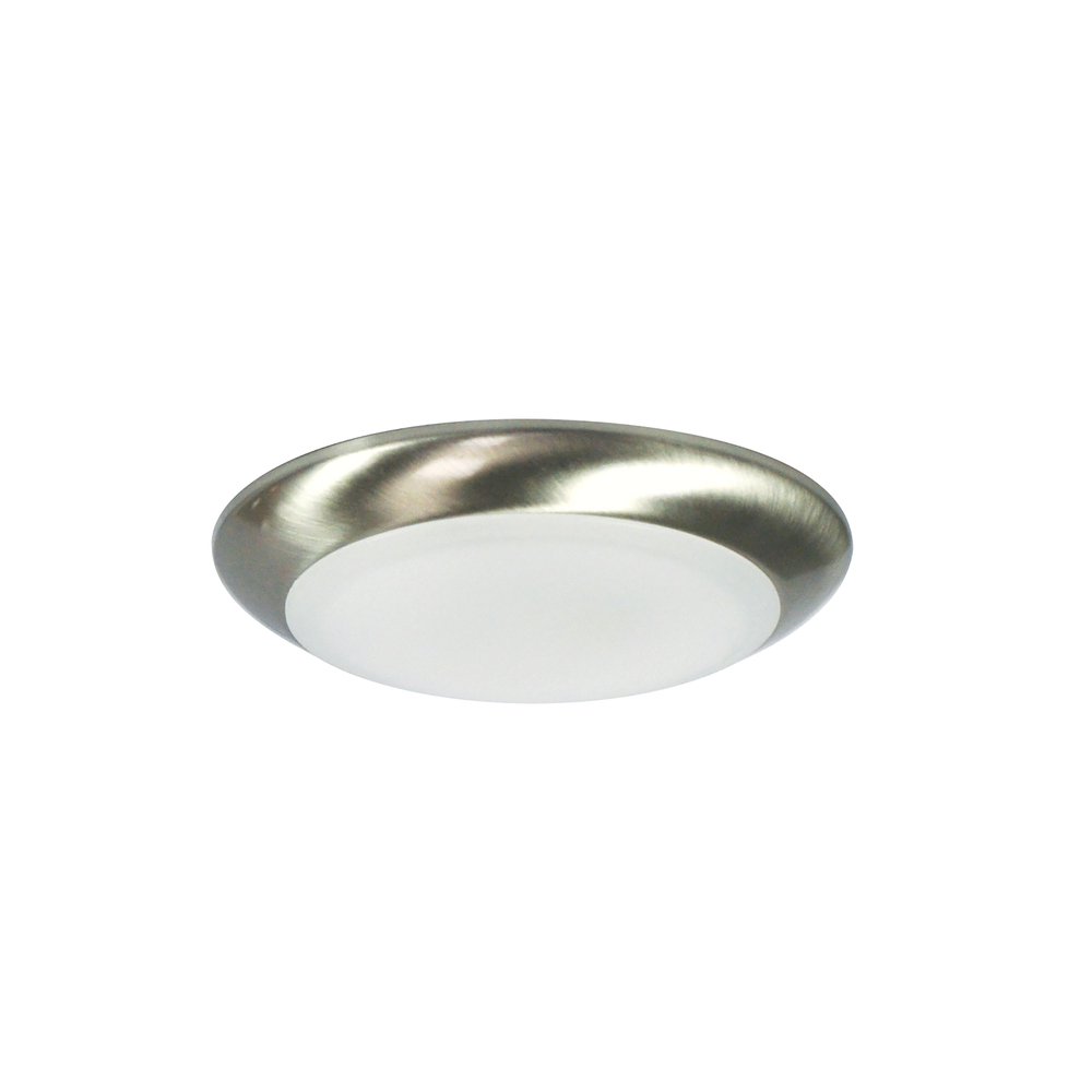 4" AC T24 Opal Surface Mounted LED, 850lm, 13W, 4000K, 90+CRI, 120V, Natural Metal