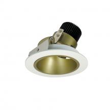 Nora NIO-4RD40QCHMPW - 4" Iolite LED Round Adjustable Deep Reflector, 10-Degree Optic, 800lm / 12W, 4000K, Champagne