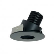 Nora NIO-4RPHA35QBB - 4" Iolite LED Round Adjustable Pinhole, 10-Degree Optic, 800lm / 12W, 3500K, Black Pinhole /