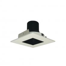 Nora NIO-4SNDSQ30XBW/10 - 4" Iolite LED Square Reflector with Square Aperture, 1000lm / 14W, 3000K, Black Reflector /