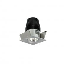 Nora NIOB-1SNB30XNN - 1" Iolite LED BWF Square Bullnose, 600lm, 3000K, Natural Metal Reflector / Natural Metal Flange