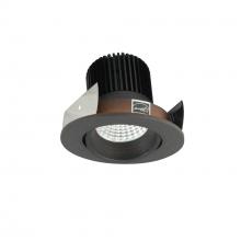 Nora NIOB-2RC27XBZ/10 - 2" Iolite LED Round Adjustable Cone Reflector, 1000lm / 14W, 2700K, Bronze Reflector / Bronze