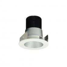 Nora NIOB-2RNDC30QHW - 2" Iolite LED Round Reflector, 10-Degree Optic, 800lm / 12W, 3000K, Haze Reflector / White