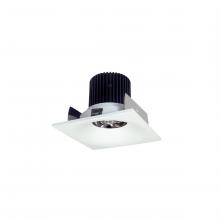 Nora NIOB-2SNB40QMPW - 2" Iolite LED Square Bullnose, 10-Degree Optic, 800lm / 12W, 4000K, Matte Powder White Finish