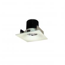 Nora NIOB-2SNB30QWW - 2" Iolite LED Square Bullnose, 10-Degree Optic, 800lm / 12W, 3000K, White Finish