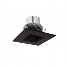 Nora NLCBC2-45640BB/10 - 4" Cobalt Click LED Retrofit, Square Reflector, 1000lm / 12W, 4000K, Black Reflector / Black