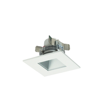 Nora NLCBC2-45635HZW/ALE4 - 4" Cobalt Click LED Retrofit, Square Reflector, 750lm / 10W, 3500K, Haze Reflector / White