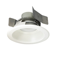 Nora NLCBC2-55227MPW/10 - 5" Cobalt Click LED Retrofit, Baffle, 1000lm / 12W, 2700K, Matte Powder White Baffle / Matte