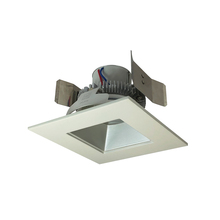 Nora NLCBC2-55640HZW/10LE4 - 5" Cobalt Click LED Retrofit, Square Reflector, 1000lm / 12W, 4000K, Haze Reflector / White