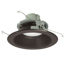 Nora NLCBC2-65240BZBZ/A - 6" Cobalt Click LED Retrofit, Baffle, 750lm / 10W, 4000K, Bronze Baffle / Bronze Flange