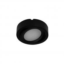 Nora NMP-A40B - 12V Josh Adjustable LED Puck Light, 300lm / 4000K, Black Finish