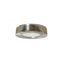 Nora NMP-LED30BN - 12V Josh LED Puck Light, 300lm / 3000K, Brushed Nickel Finish