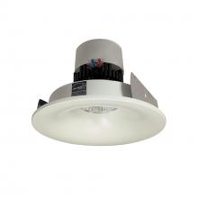 Nora NPR-4RNB40XWW - 4" Pearl LED Round Bullnose Retrofit, 1000lm / 12W, 4000K, White Finish