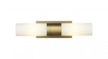 Innovations Lighting 429-2WL-BB-G429-8WH - Empire Brushed Brass Bath Vanity Light