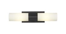 Innovations Lighting 429-2WL-BK-G429-8WH - Empire Matte Black Bath Vanity Light