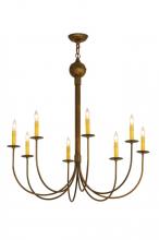 Meyda Green 146054 - 36"W Cheal 8 LT Chandelier