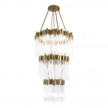 Varaluz 309C19HG - Matrix 19-Lt 3-Tier Chandelier - Havana Gold