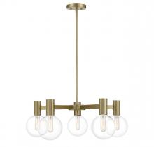 Savoy House 1-3073-5-322 - Wright 5-Light Chandelier in Warm Brass