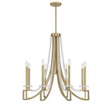 Savoy House 1-8804-8-322 - Helen 8-Light Chandelier in Warm Brass