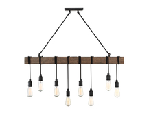 Savoy House 1-990-8-41 - Burgess 8-Light Linear Chandelier in Durango