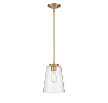 Savoy House 7-1027-1-322 - Calhoun 1-Light Pendant in Warm Brass