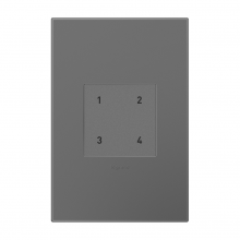 Legrand WNACB40M1 - adorne® Wireless Smart Scene Switch with Netatmo, Magnesium