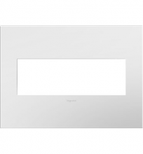 Legrand AWP3GWH4 - Adorne® Gloss White Three-Gang Screwless Wall Plate with Microban®