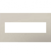 Legrand AWP4GGG4 - Adorne® Greige Four-Gang Screwless Wall Plate