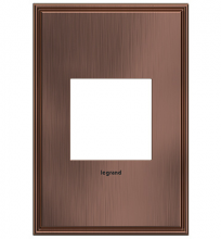 Legrand AWC1G2MAC4 - adorne® Matte Antique Copper One-Gang Screwless Wall Plate