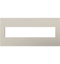 Legrand AWP5GGG1 - Adorne® Greige Five-Gang Screwless Wall Plate