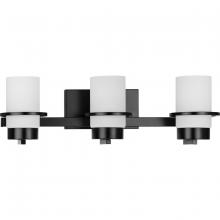 Progress P300415-31M - Reiss Collection Three-Light Modern Farmhouse Matte Black Vanity Light