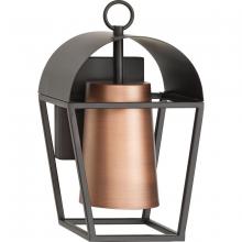 Progress P560335-020 - Hutchence Collection One-Light Antique Bronze with Antique Copper Transitional  Outdoor Medium Wall