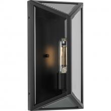 Progress P560359-31M - Bristol Collection One-Light Black Modern Farmhouse Medium Outdoor Wall Lantern