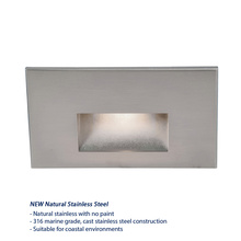 WAC US WL-LED100-RD-SS - LEDme® Horizontal Step and Wall Light