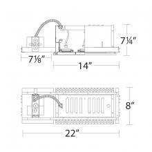 WAC US MT-316HS - Low Voltage Multiple Three Light Housing