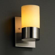 Justice Design Group CNDL-8761-10-CREM-DBRZ - Dakota 1-Uplight Wall Sconce