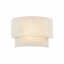 Justice Design Group FAB-5770-CREM - ADA Tier Fabric Wall Sconce