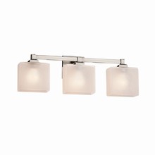 Justice Design Group FSN-8433-55-FRCR-NCKL - Regency 3-Light Bath Bar