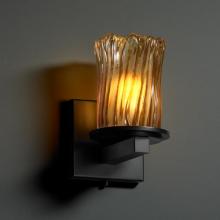 Justice Design Group GLA-8771-16-AMBR-CROM - Dakota 1-Light Wall Sconce