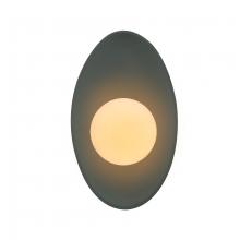 Justice Design Group CER-3045-PWGN - Oval Coupe Wall Sconce