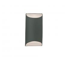 Justice Design Group CER-5750-PWGN - Small ADA Tapered Cylinder Wall Sconce