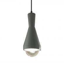 Justice Design Group CER-6520-PWGN-DBRZ-BKCD - Erlen 1-Light Pendant