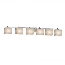 Justice Design Group CLD-8446-55-NCKL-LED6-4200 - Era 6-Light LED Bath Bar