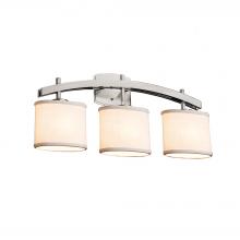 Justice Design Group FAB-8593-30-CREM-NCKL - Archway 3-Light Bath Bar