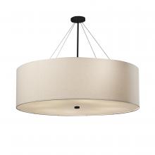 Justice Design Group FAB-9599-WHTE-MBLK - Classic 60" Drum Pendant