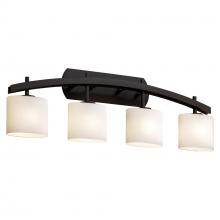 Justice Design Group FSN-8594-30-OPAL-DBRZ - Archway 4-Light Bath Bar