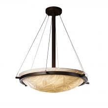 Justice Design Group PNA-9692-35-BMBO-DBRZ-LED5-5000 - 24" LED Pendant Bowl w/ Ring