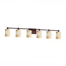 Justice Design Group ALR-8426-10-DBRZ - Tetra 6-Light Bath Bar